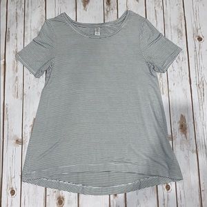 Navy and White Striped Shirt (Old Navy)